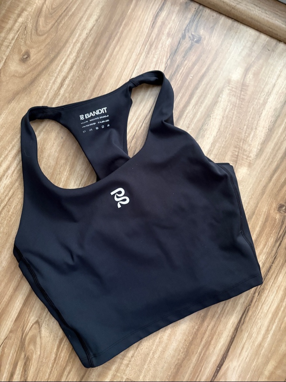 Bandit Racerback Sports Bra Top - Black